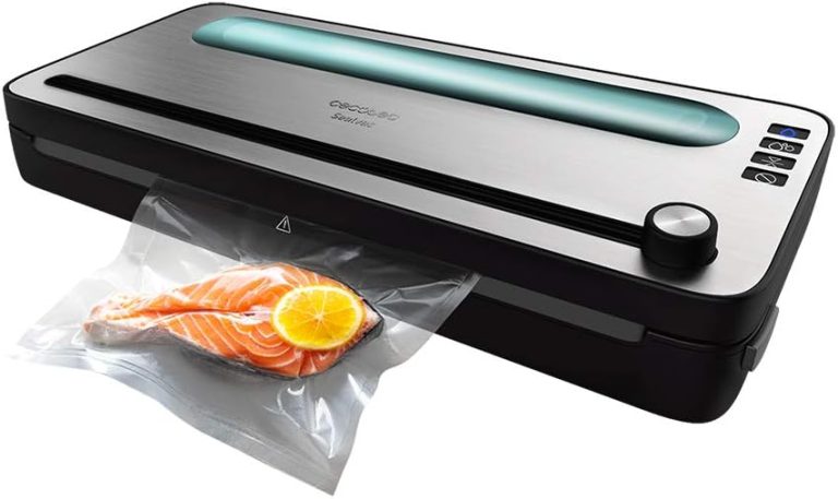 Cecotec SealVac 120 SteelCut, appareil de mise sous vide en acier inoxydable, 120 W