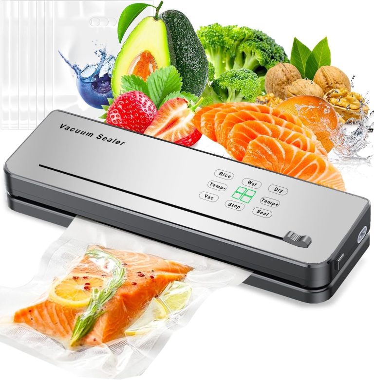 Machine Sous Vide Alimentaire ESoundvol 8 en 1 avec contrôle de la température, cutter intégré et affichage LED